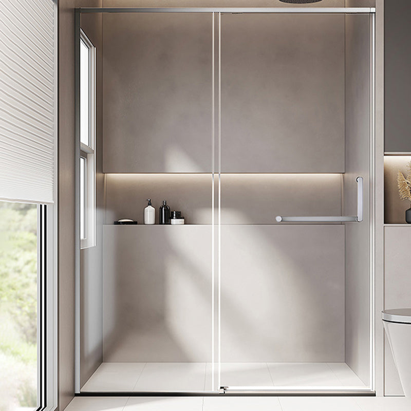 Transparent Shower Bath Door Semi Frameless Shower Bath Door