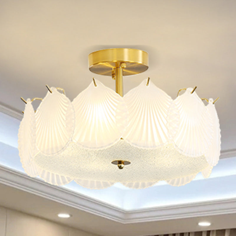 Nordic Ceiling Light Creative Glass Flush Mount Ceiling Light Fixture for Bedroom