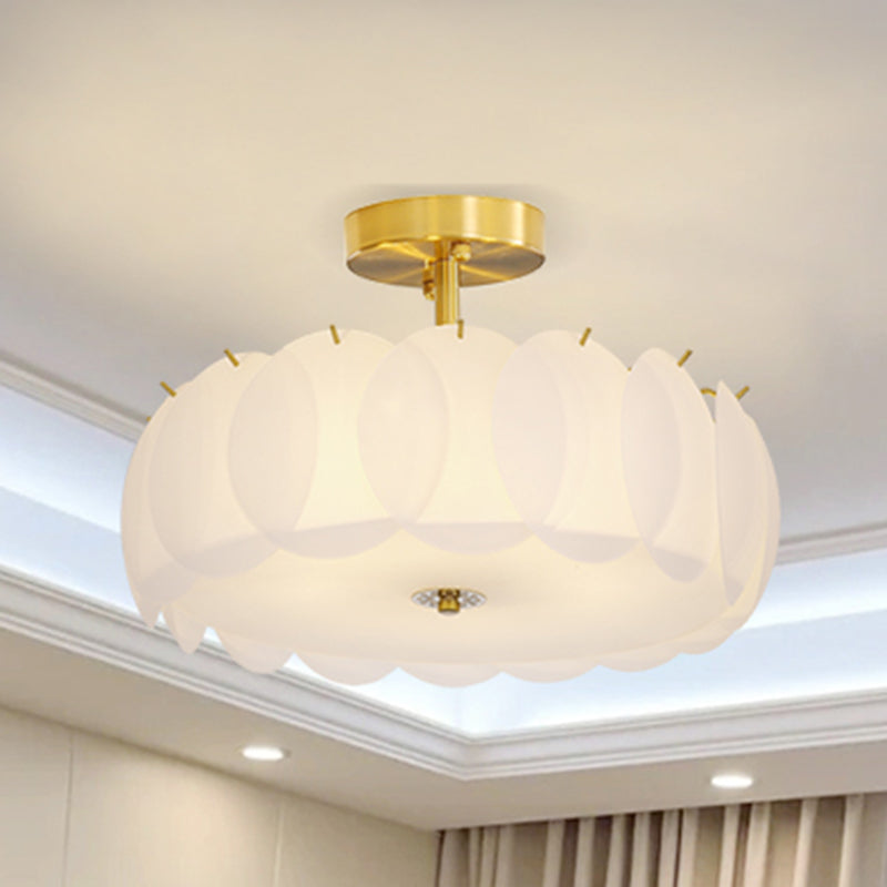 Nordic Ceiling Light Creative Glass Flush Mount Ceiling Light Fixture for Bedroom