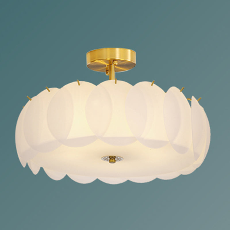 Nordic Ceiling Light Creative Glass Flush Mount Ceiling Light Fixture for Bedroom