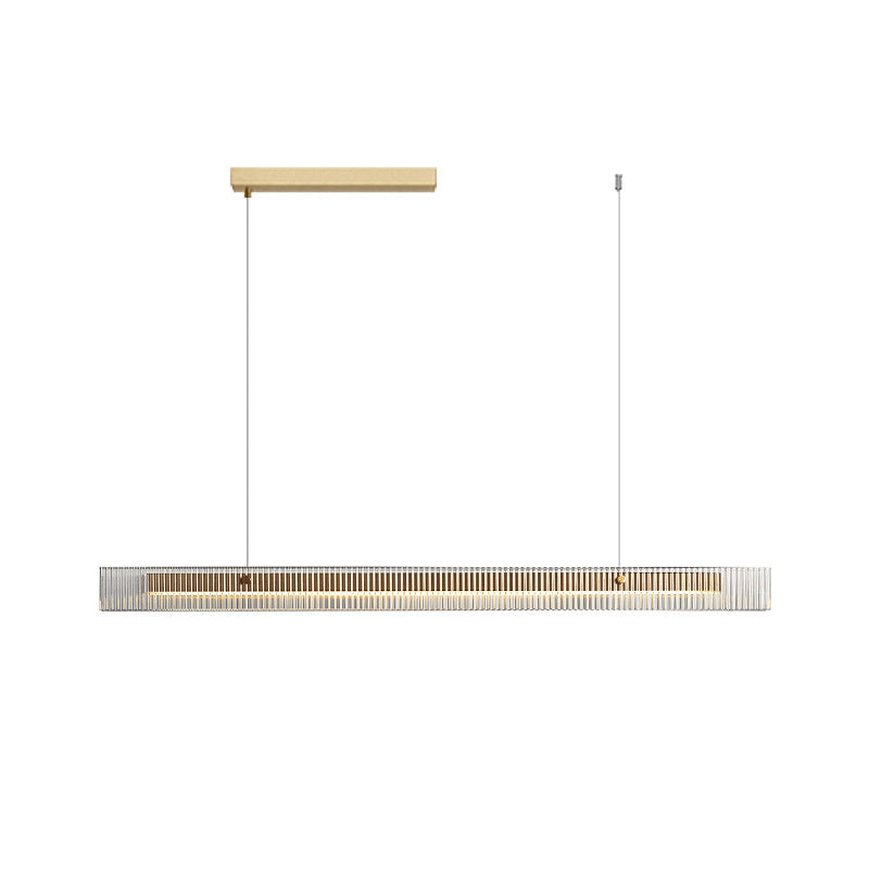 Modern Single Golden Kitchen Island Lighting LED Island Pendant Lighting