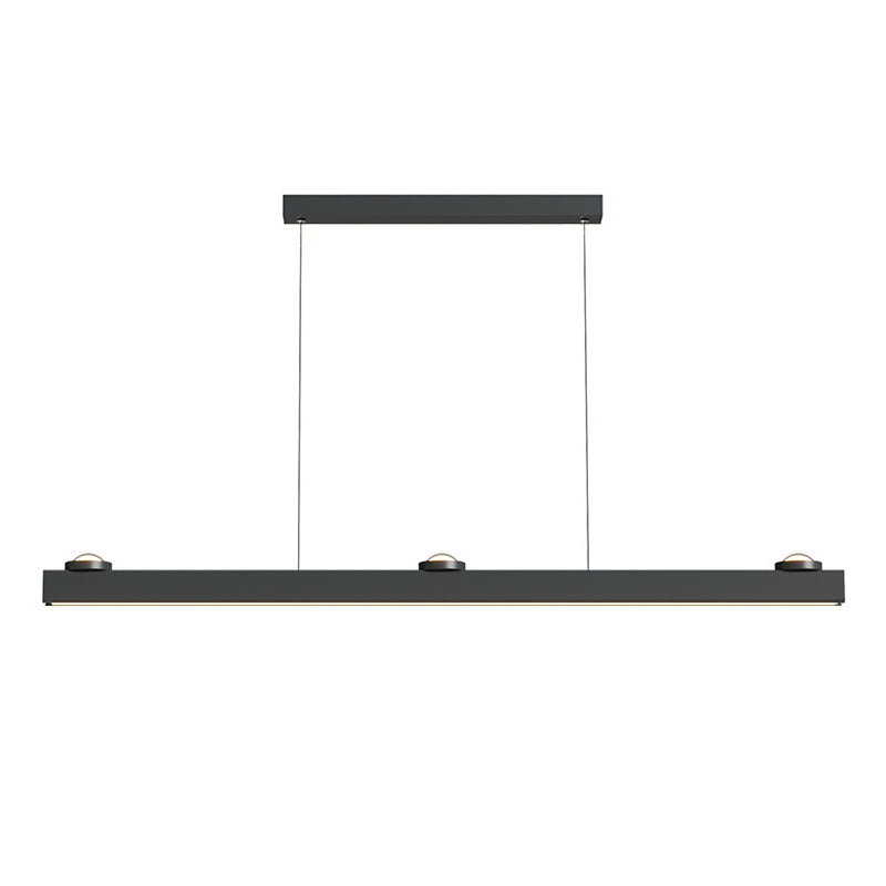 Single White/Black Modern Ceiling Light LED Island Lighting for Dining Room