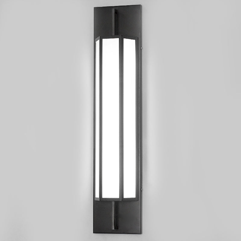 LED Wall Lamp Modern Waterproof Wall Mount Lamp with Acrylic Shade for Corridor