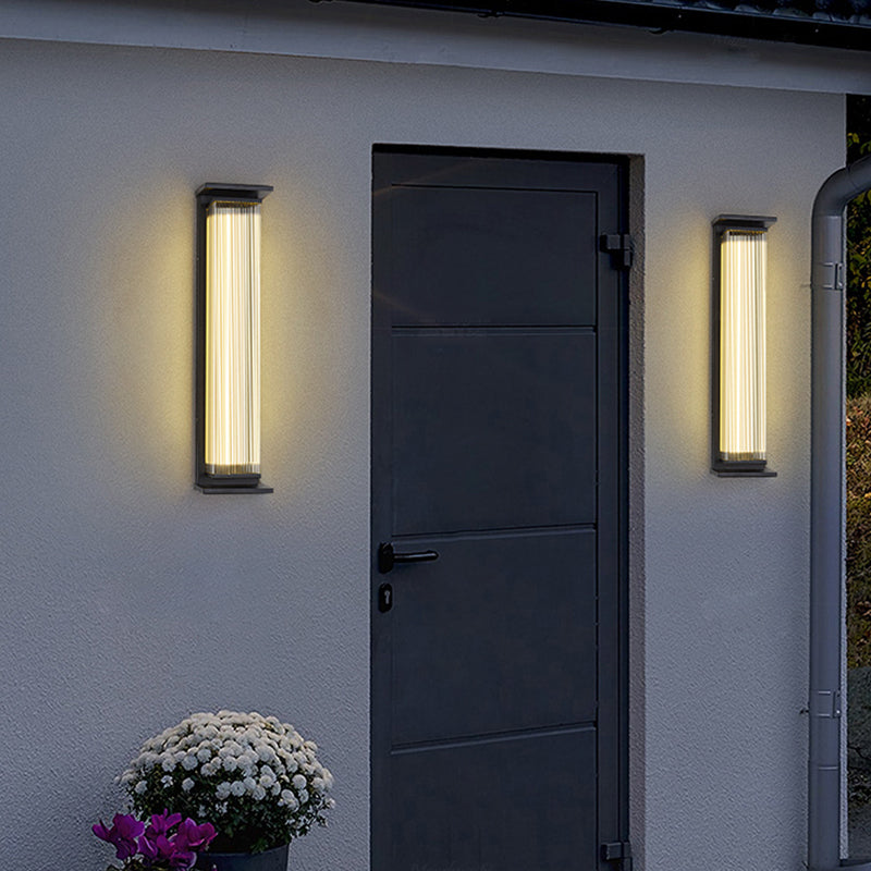 Waterproof Wall Lamp Modern LED Wall Mount Lamp with Acrylic Shade for Garden