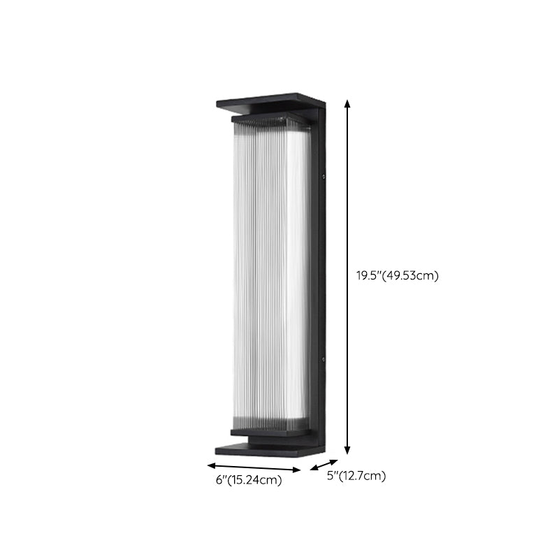 Waterproof Wall Lamp Modern LED Wall Mount Lamp with Acrylic Shade for Garden