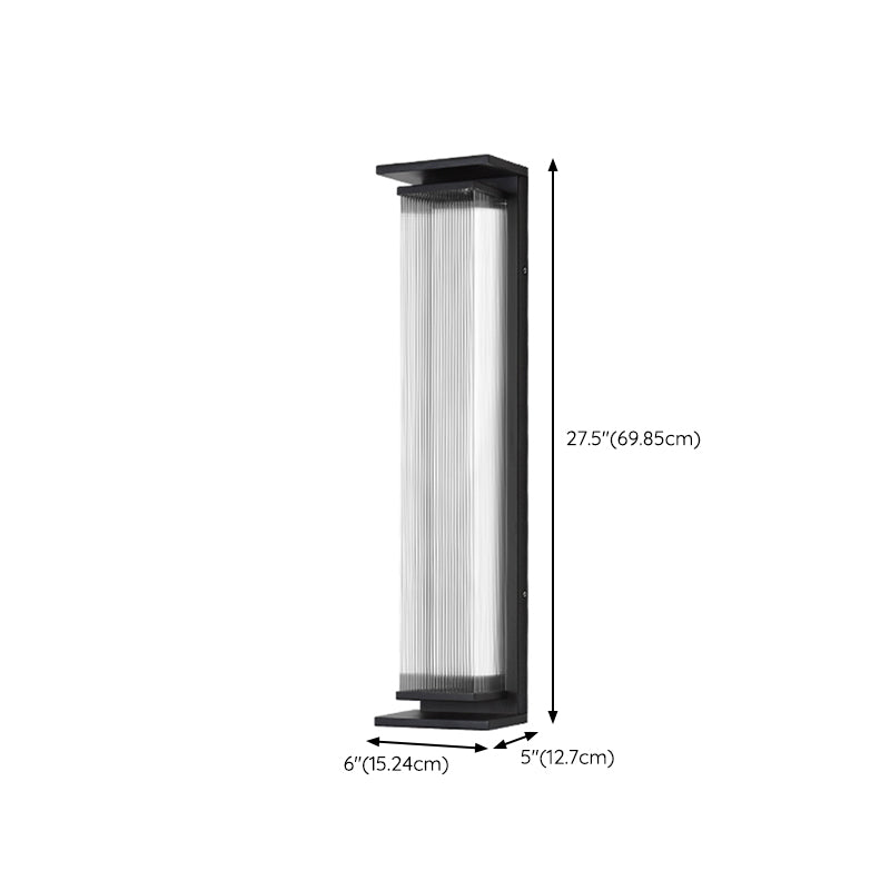 Waterproof Wall Lamp Modern LED Wall Mount Lamp with Acrylic Shade for Garden