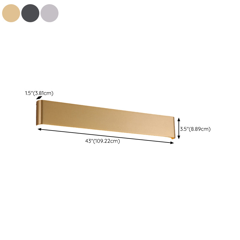 LED Mirror Front Light Modern Simple Vanity Light with Acrylic Shade for Bathroom