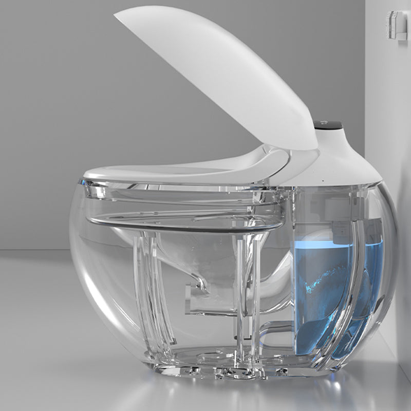 Contemporary Floor Mount Toilet Bowl Heated Seat Included Urine Toilet for Washroom