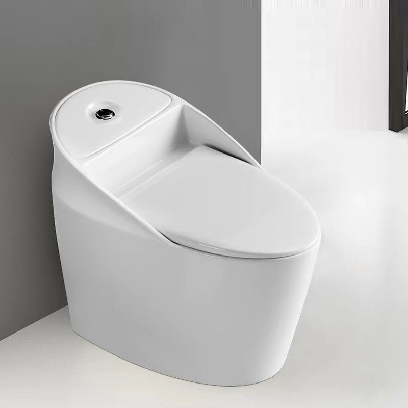 Contemporary Siphon Jet Toilet Bowl Slow Close Seat Included Urine Toilet for Washroom