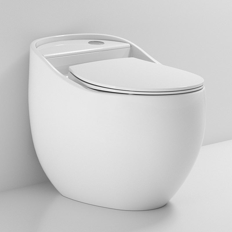 Contemporary Siphon Jet Toilet Bowl Slow Close Seat Included Urine Toilet for Washroom