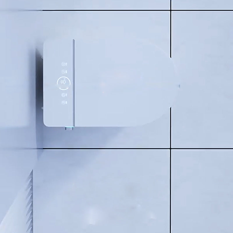 Contemporary Floor Mount Toilet Heated Seat Included Urine Toilet for Washroom