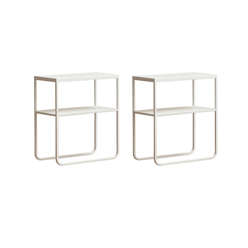 9" Wide Contemporary Corner Table Rectangular Accent Side Table