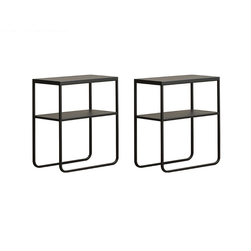 9" Wide Contemporary Corner Table Rectangular Accent Side Table