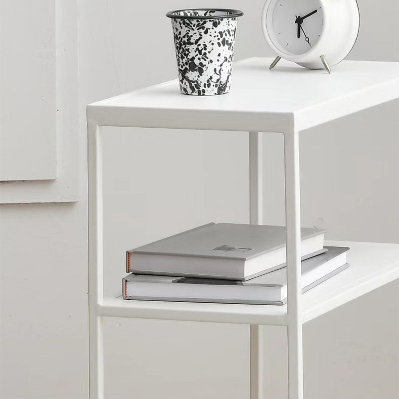 9" Wide Contemporary Corner Table Rectangular Accent Side Table