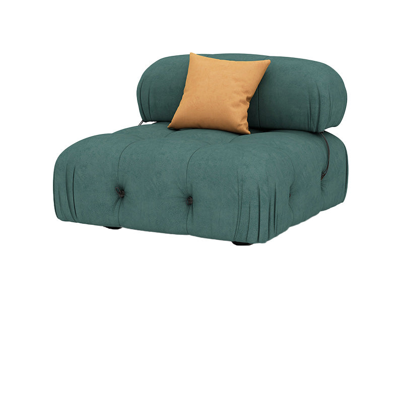 35" Wide Contemporary Sofa Forest Green Stain Resistant Seating