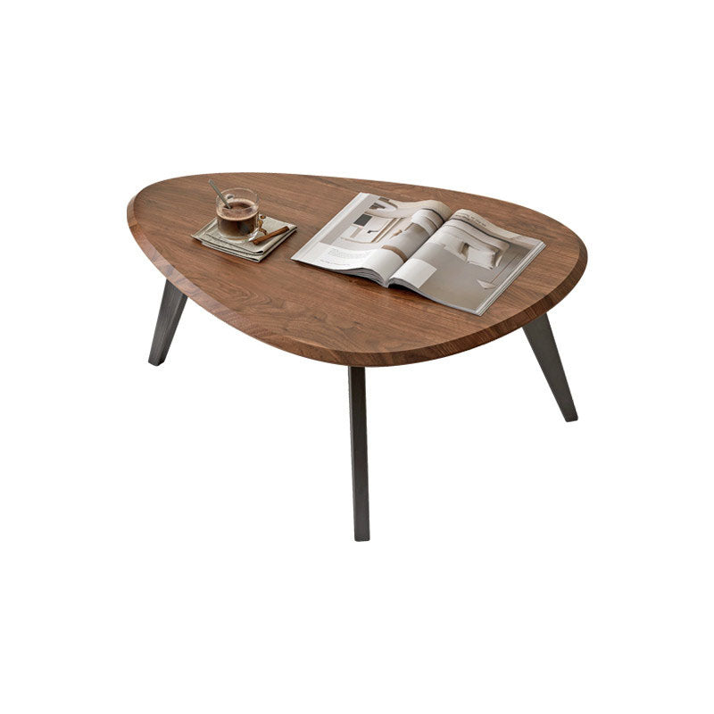 3 Legs Coffee Table Wood Geometric Coffee Coffee or End Table