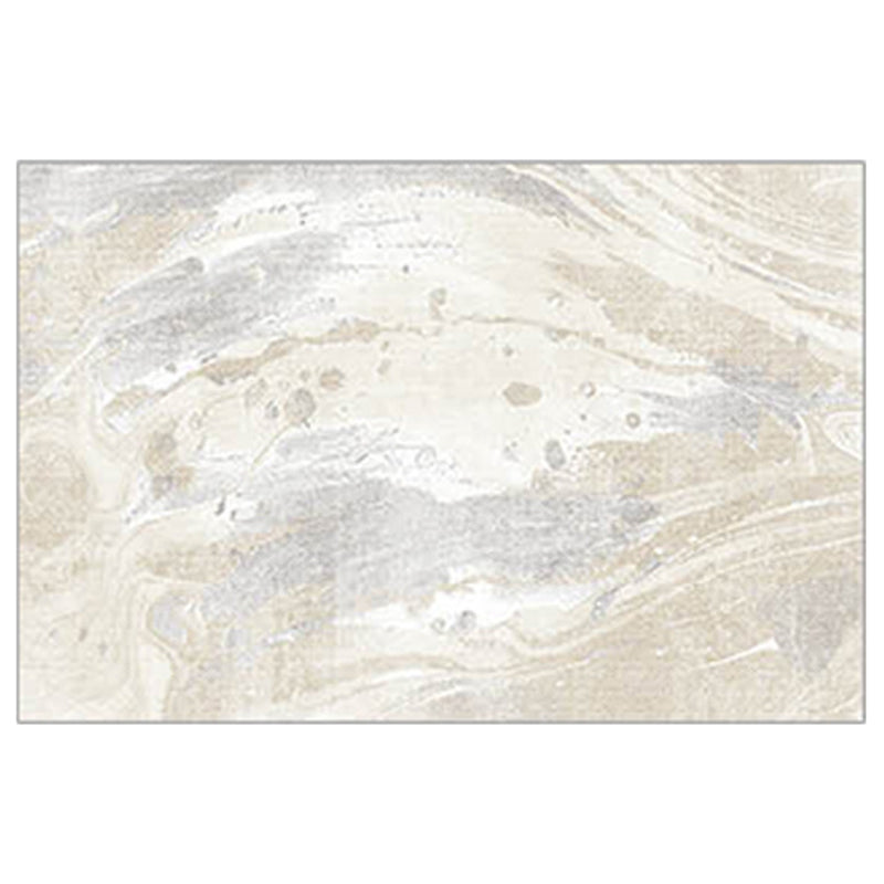 Light Brown Modern Carpet Graphic Polyester Carpet Tear Resistant Carpet for Living Room