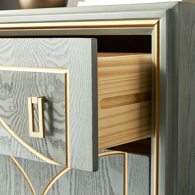 Classic Glam Storage Chest Dresser Solid Wood Storage Chest , 15.21 Inch Width