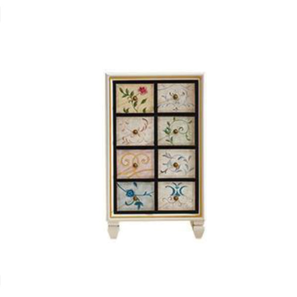 Traditional Storage Chest Solid Wood Dresser with 3/4/5 Drawers , 16.38 Inch W