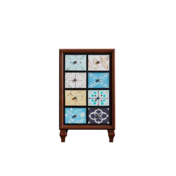 Traditional Storage Chest Solid Wood Dresser with 3/4/5 Drawers , 16.38 Inch W