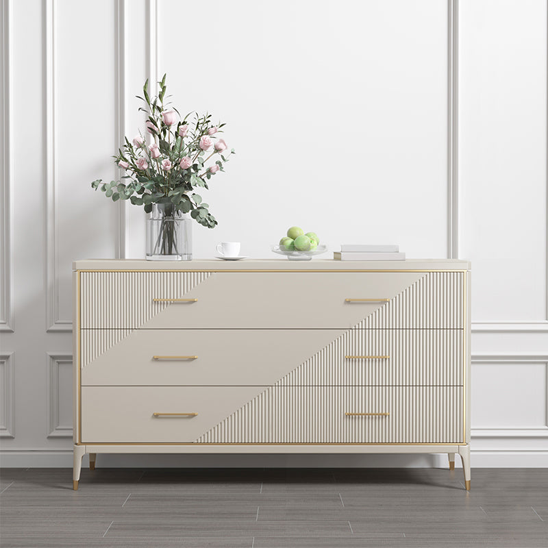 Classic Glam Storage Chest 3/5/6/10 Drawers Double Dresser , 15.6 Inch Width