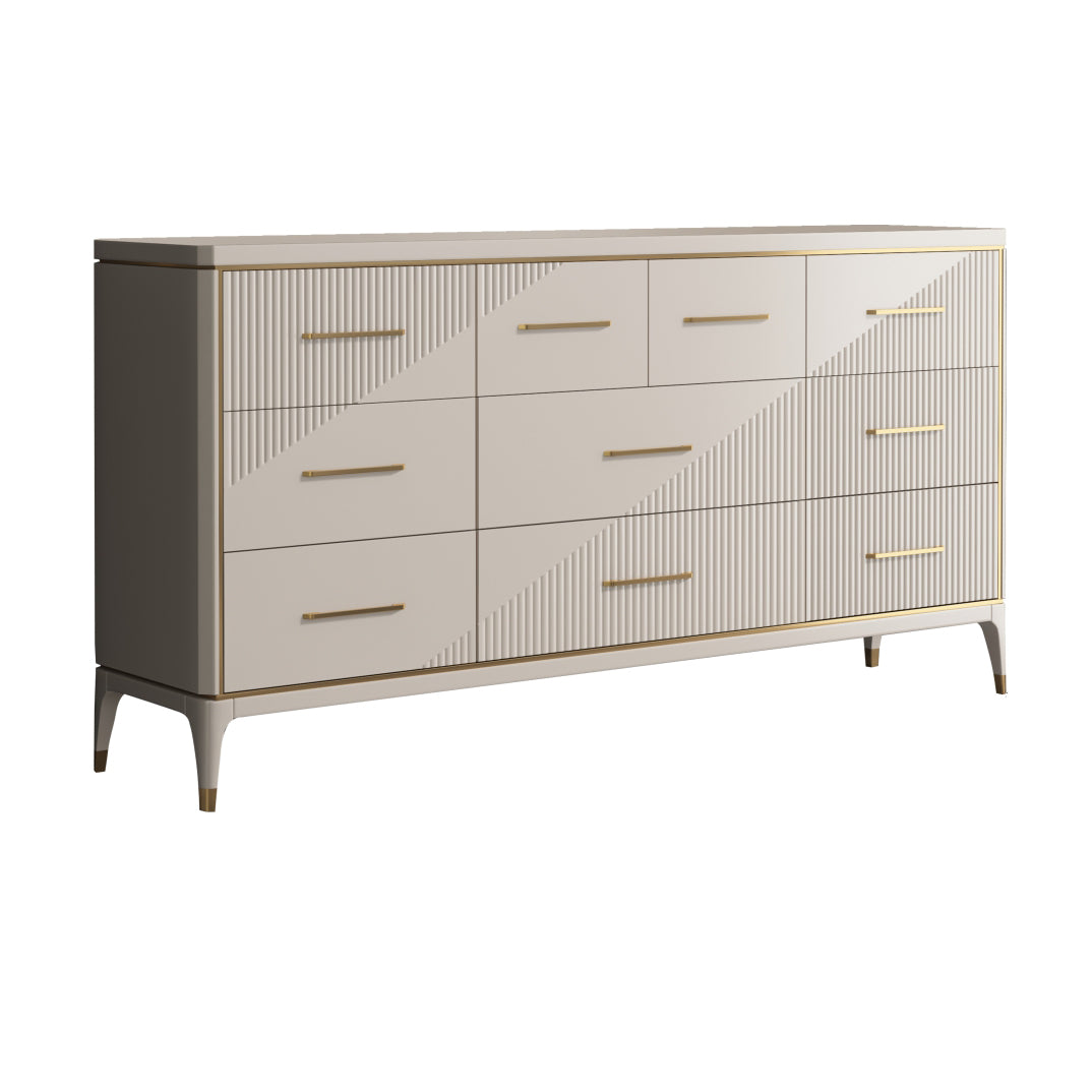 Classic Glam Storage Chest 3/5/6/10 Drawers Double Dresser , 15.6 Inch Width