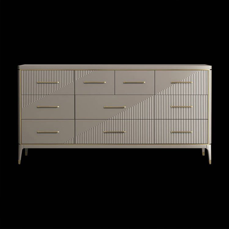 Classic Glam Storage Chest 3/5/6/10 Drawers Double Dresser , 15.6 Inch Width