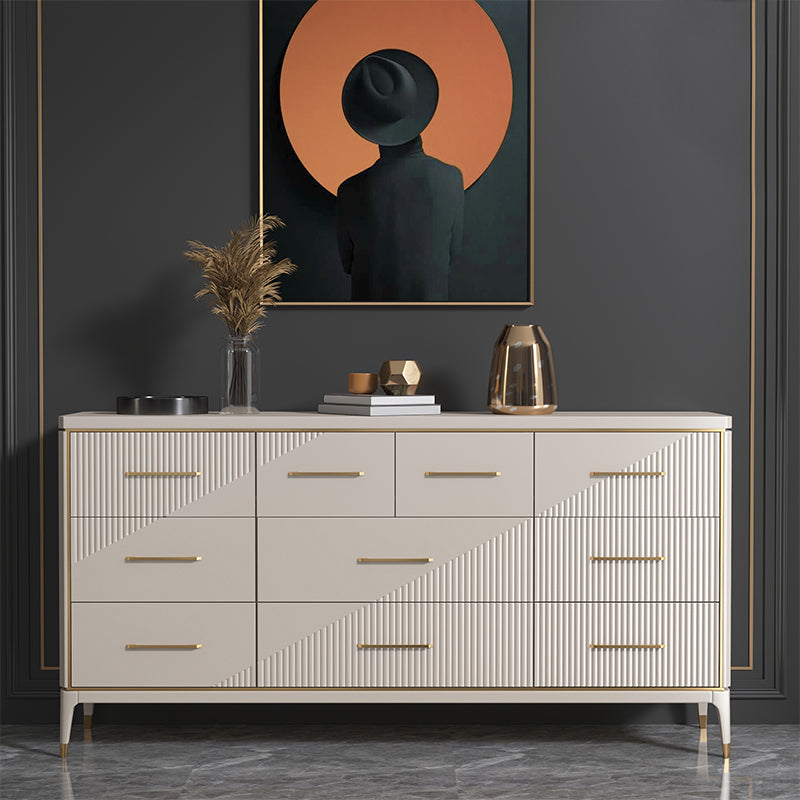 Classic Glam Storage Chest 3/5/6/10 Drawers Double Dresser , 15.6 Inch Width