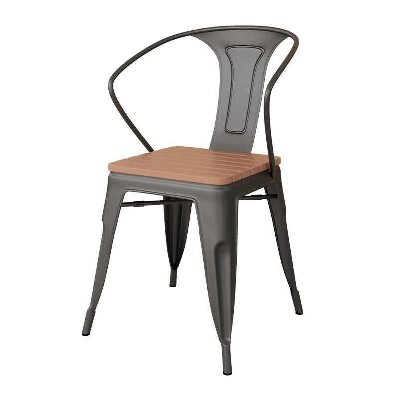 Modern Wood Patio Dining Table 1/3/5/7 Pieces Geometric Outdoor Dining Set