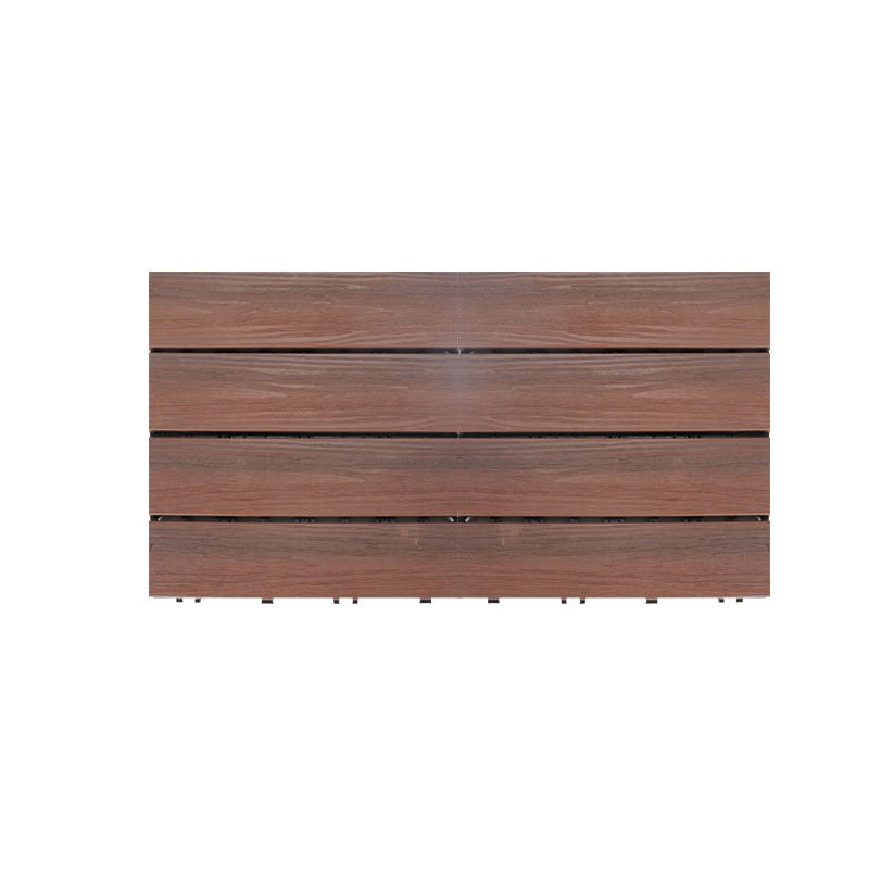 Deck Plank Interlocking Wood Flooring Tiles Garden Outdoor Flooring