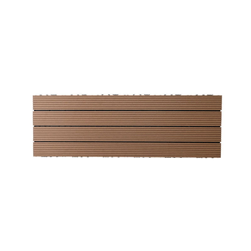 Deck Plank Interlocking Wood Flooring Tiles Garden Outdoor Flooring
