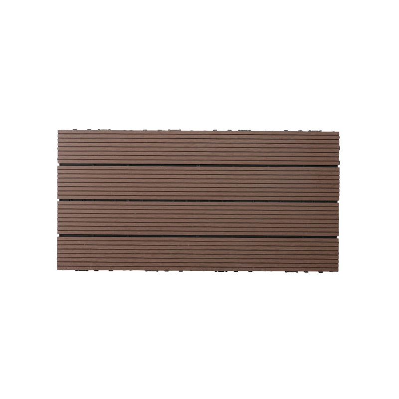 Deck Plank Interlocking Wood Flooring Tiles Garden Outdoor Flooring