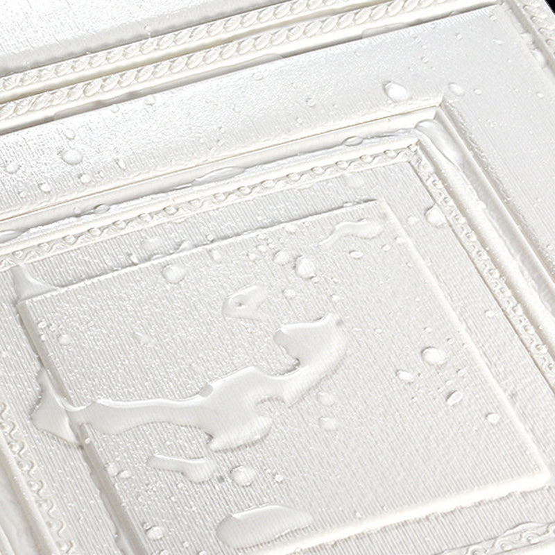 Contemporary Wall Plank 3D Brick Bathroom Wall Panels Set of 2