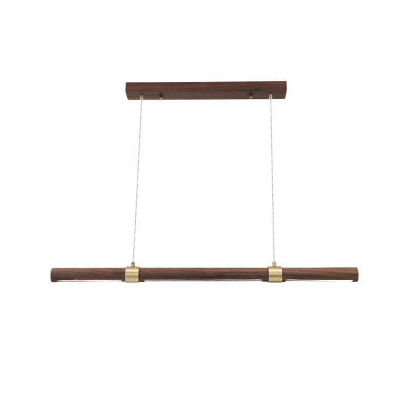 Single Brown Modern Ceiling Light LED Kitchen Island Lighting for Dining Table