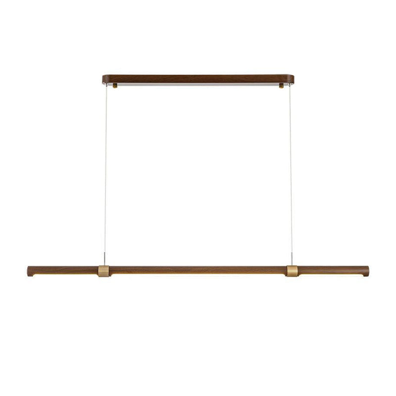 Single Brown Modern Ceiling Light LED Kitchen Island Lighting for Dining Table