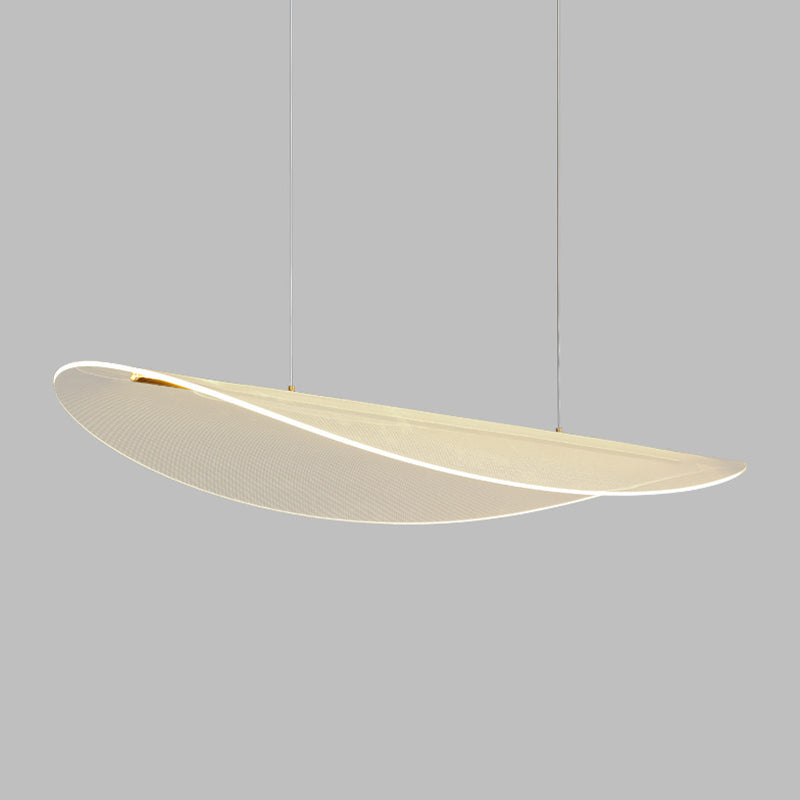 Modernism Single Black Kitchen Island Lighting Acrylic Island Pendant Lighting