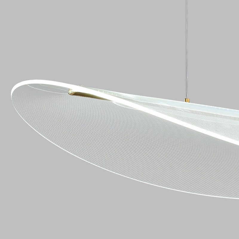 Modernism Single Black Kitchen Island Lighting Acrylic Island Pendant Lighting