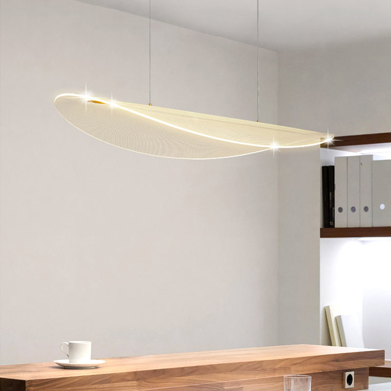 Modernism Single Black Kitchen Island Lighting Acrylic Island Pendant Lighting