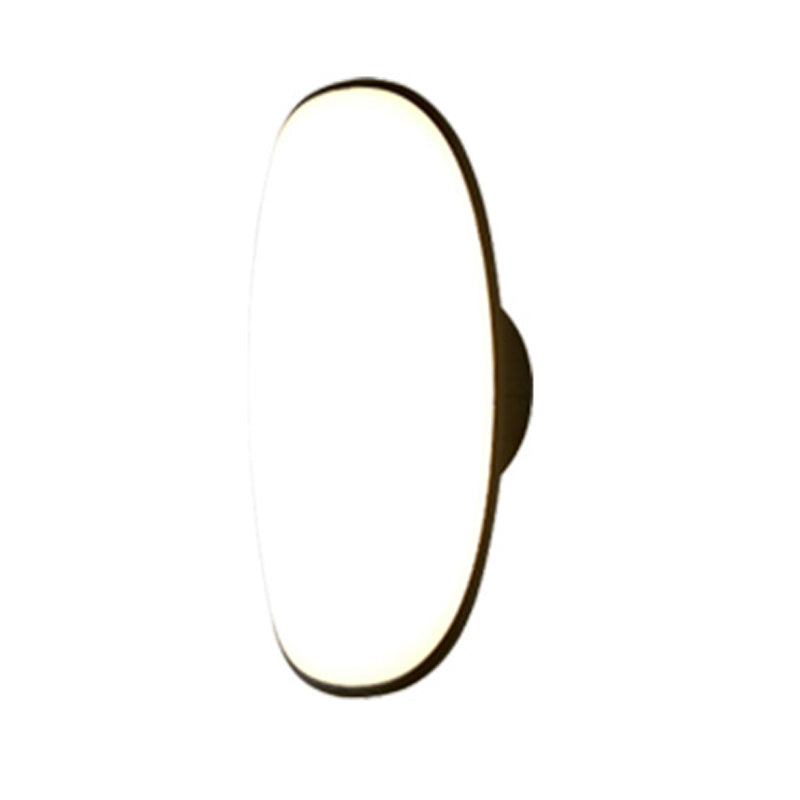 Simple Wall Sconce Curl Outdoor Wall Light Fixture with Acrylic Shade