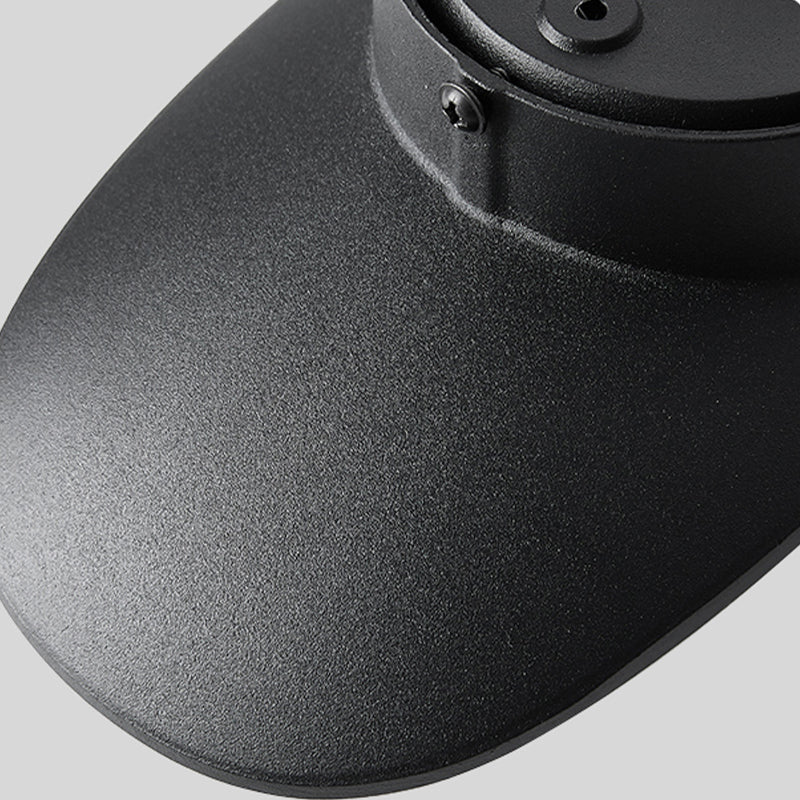 Simple Wall Sconce Curl Outdoor Wall Light Fixture with Acrylic Shade