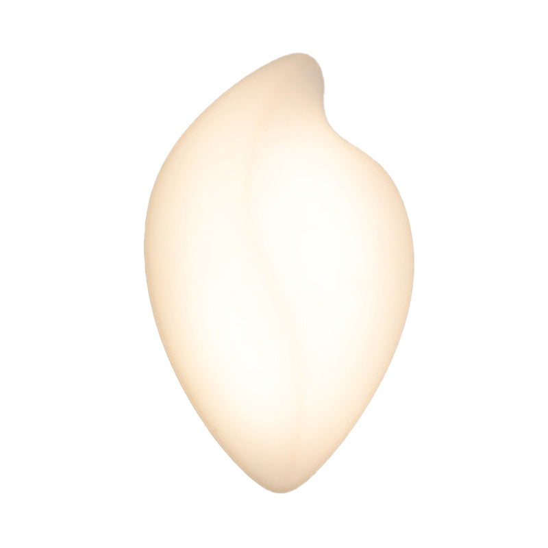 Single Modernism Wall Mounted Sconce White Acrylic LED Wall Light for Bedroom