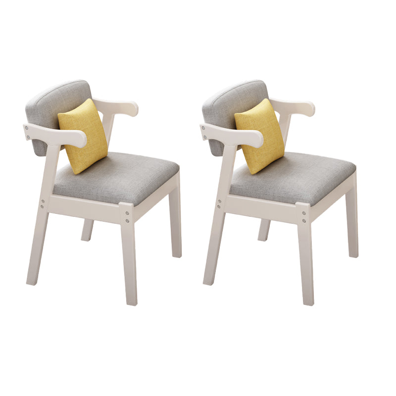 Contemporary Armless Dining Chair Home Solid Wood Dining Chair