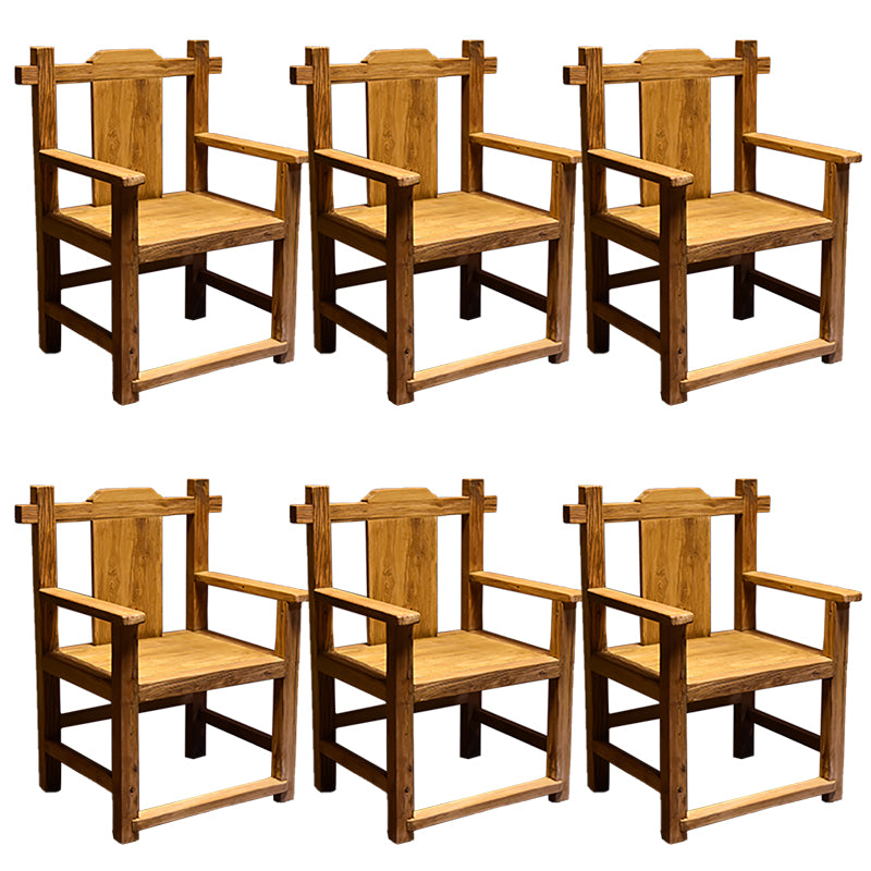 Dining Room Footrest Dining Chair Home Solid Wood Dining Chair