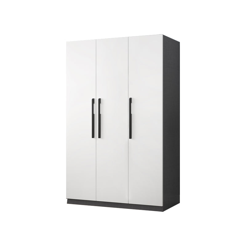 Modern Wood Frame Wardrobe Armoire Freestanding Wardrobe with Shelves