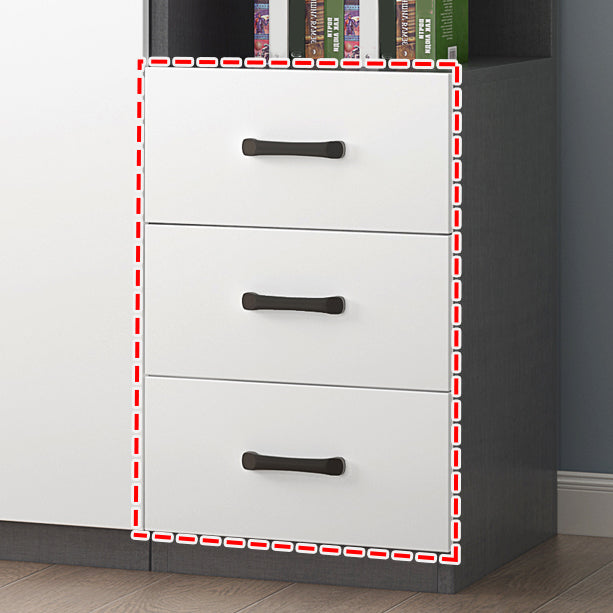 Modern Wood Frame Wardrobe Armoire Freestanding Wardrobe with Shelves