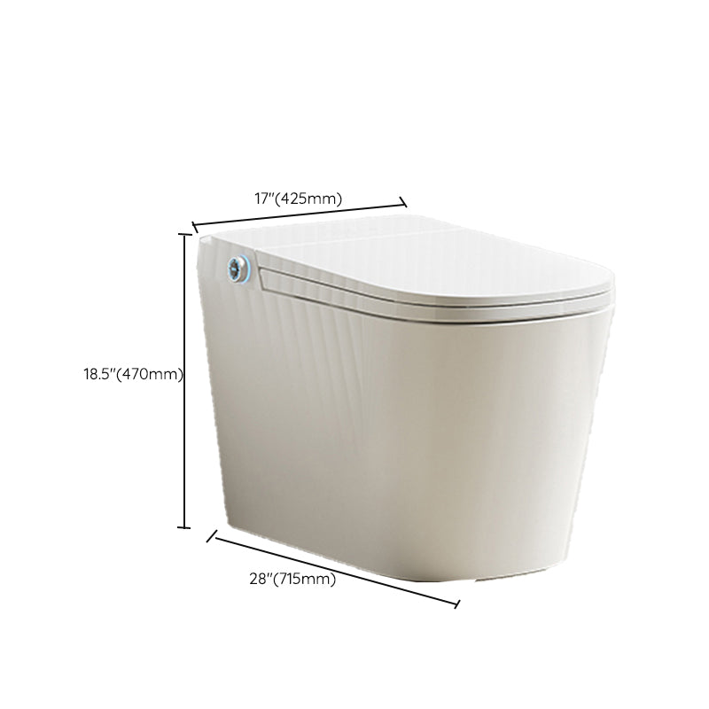 One Piece Toilet Porcelain Modern Toilet Floor Mounted Siphon Jet Urine Toilet