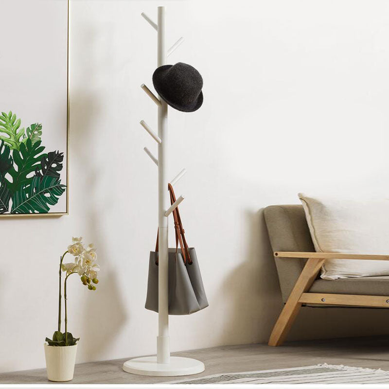 Free Standing Hall Stand Wooden Mid-Century Modern Hall Stand