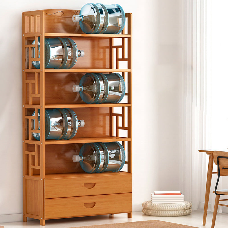 Contemporary 2 - Drawer Accent Chest, Rectangle Lacquered Chest in Natural