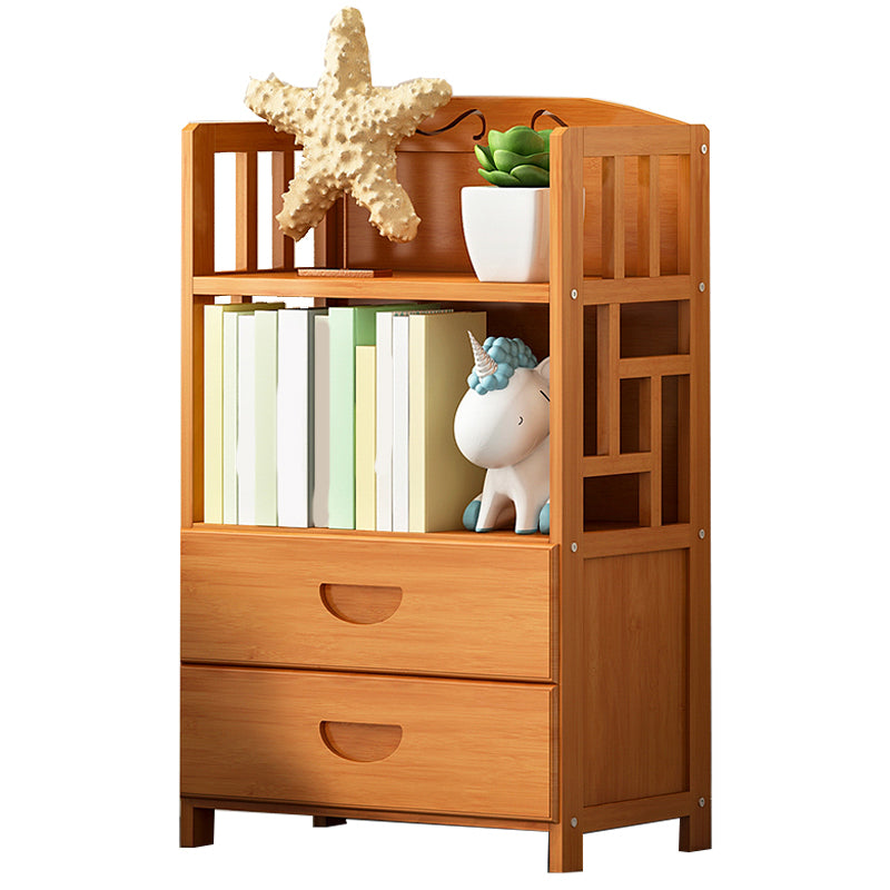 Contemporary 2 - Drawer Accent Chest, Rectangle Lacquered Chest in Natural