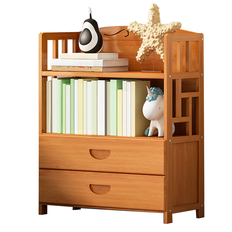 Contemporary 2 - Drawer Accent Chest, Rectangle Lacquered Chest in Natural